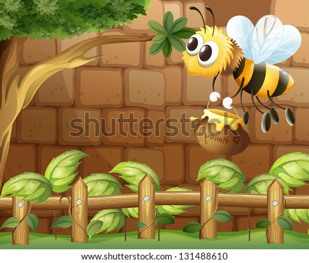 Similar – Foto Bild honeybee Natur Pflanze