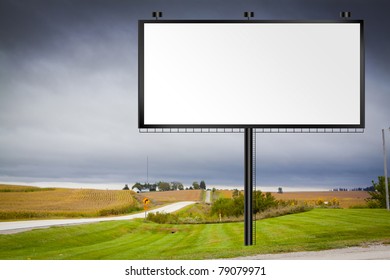 Illustration: Big Tall Billboard On Road