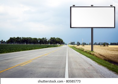 Illustration: Big Tall Billboard On Road