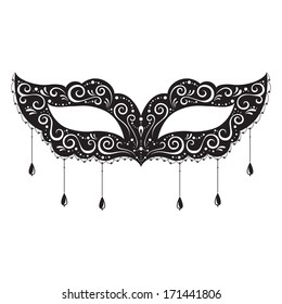 Images, photos et images vectorielles de stock de Elegant black lace