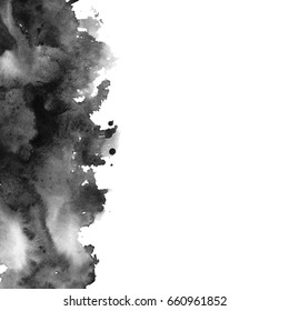 White Watercolor Background - Black White Watercolor Background Royalty ...