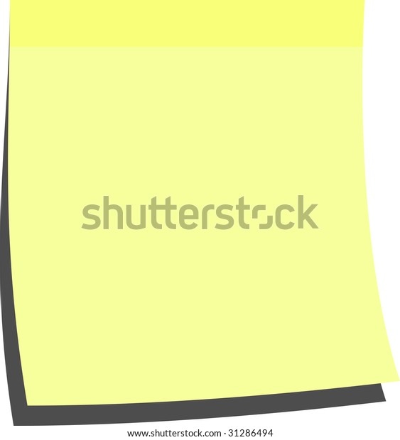 illustration blank memo stick stock illustration 31286494 blank memo