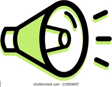 Illustration Of A Blow Horn