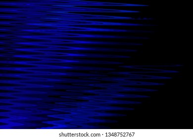 Illustration Blue And Black High Tech Vibes Abstract Background - Audio Sound Waves Desktop - Graphic Design Screen Saver - Dark And Light