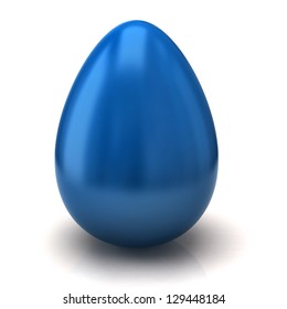 Illustration of blue egg
