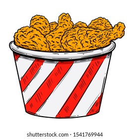 Fried Chicken Cartoon High Res Stock Images Shutterstock