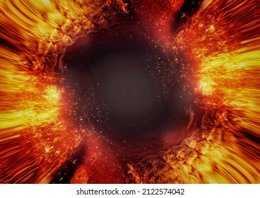 Illustration Of A Burning Fire Whirl