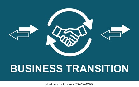 Illustration Of A Business Transition Concept