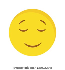 Illustration Calm Emoji Icon Stock Illustration 1330029548 | Shutterstock