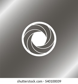 Illustration of camera shutter.