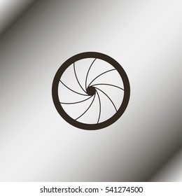 Illustration of camera shutter.
