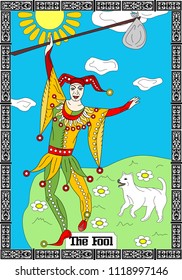 The Illustration - Card For Tarot - The Fool.