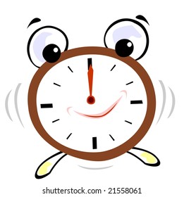 Alarm Clock Cartoon Vector Illustration Stock Vector (Royalty Free ...