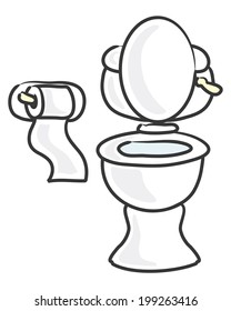 139 Animated toilet Images, Stock Photos & Vectors | Shutterstock