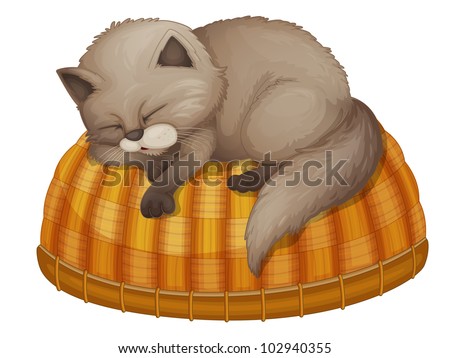 Similar – Image, Stock Photo Tired in bed Animal Pet