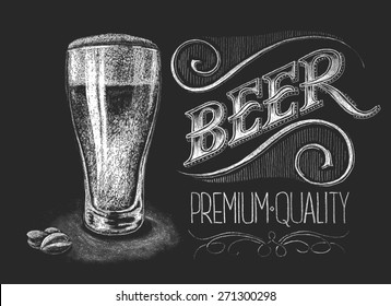  illustration chalk beer glass blackboard    RGB  Global color  Gradients free  Each the elements have semantic grouping