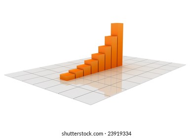 Illustration Of A Chart Going Up