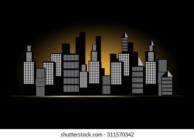 Illustration Cityscape Stock Illustration 311570342 | Shutterstock