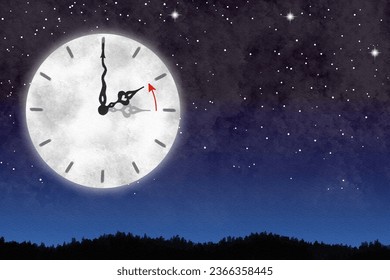 illustration of a clock return to standard time
daylight saving time ends, time change to standard time - Powered by Shutterstock