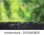 illustration of the CO2 capture process for storage until it is sold to the carbon market