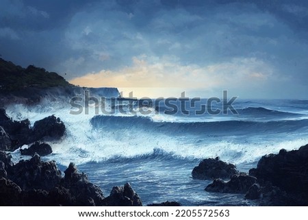 Similar – surf Environment Nature