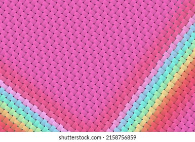 An Illustration Of A Colorful Abstract Crosshatch Background