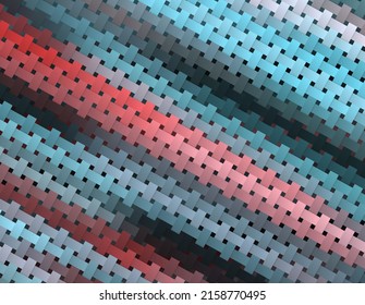 An Illustration Of A Colorful Abstract Crosshatch Background