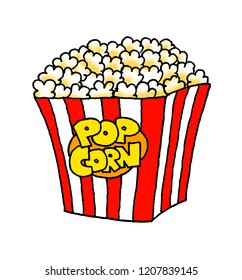 Cartoon Popcorn Images, Stock Photos & Vectors | Shutterstock