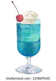 
Illustration Of Cream Soda Drink