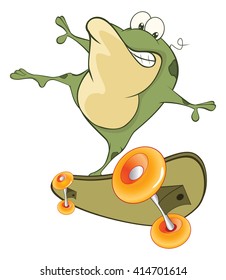 Illustration Cute Frog 
