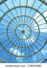 Illustration Depicting Circle Shaped Skylight.