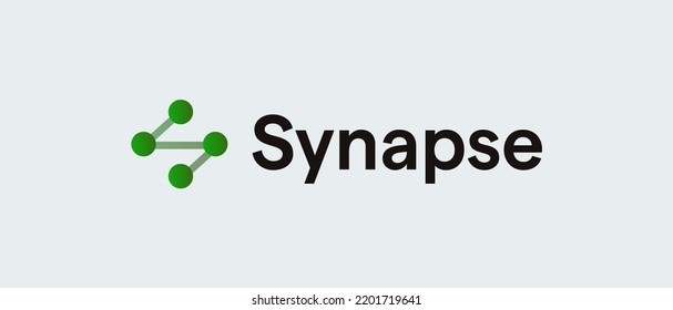 Illustration Of Digital Crypto Currency Synapse, SYN Logo And Brand Design On Isolate Background. Cryptocurrency, DeFi, Coin, Token, Logo, Symbol And Icon Banner Design.