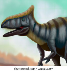 Illustration Of Dinosaur - Extinct Species 