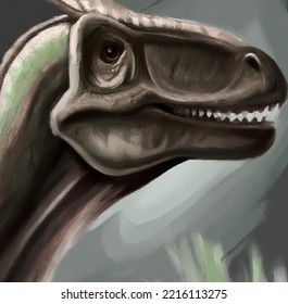 Illustration Of Dinosaur - Extinct Species 