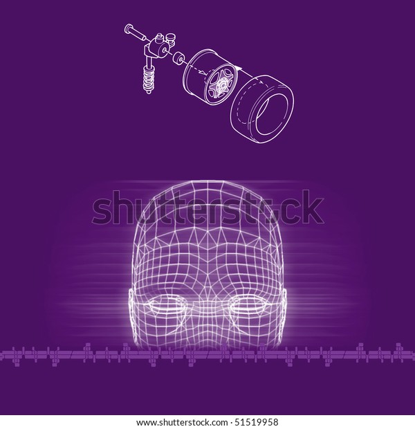 Illustration displaying\
different car\
parts