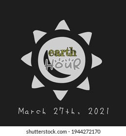 Illustration Of Earth Hour Campaign 2021