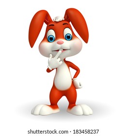 Illustration of Easter bunny 