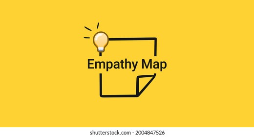 Illustration Of Empathy Map Canvas
Template And Mockup For Groups Online Meeting, Prints And Poster.