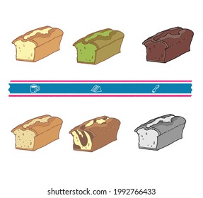 パウンドケーキ のイラスト素材 画像 ベクター画像 Shutterstock