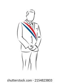 Illustration Of A French Mayor