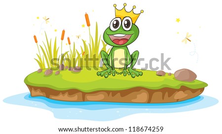 Similar – Image, Stock Photo Frog king on the hand