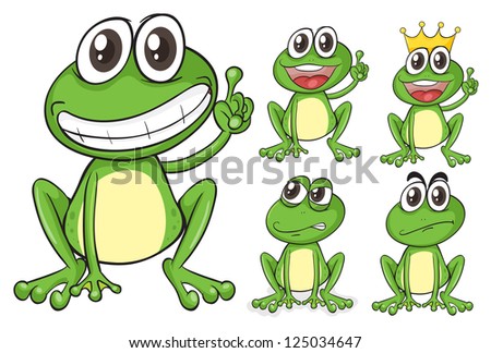 Similar – Image, Stock Photo Frog king on the hand