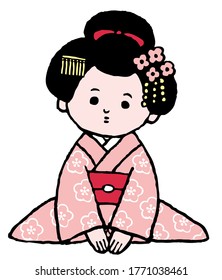 京都 舞子 のイラスト素材 画像 ベクター画像 Shutterstock
