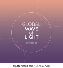 Illustration of global wave of light and october 15 text with circles over colored background. Copy space, scribble, pregnancy, infant loss, miscarriage, healthcare, awareness and prevention concept. - Powered by Shutterstock