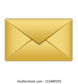 Illustration Of Gold Envelope