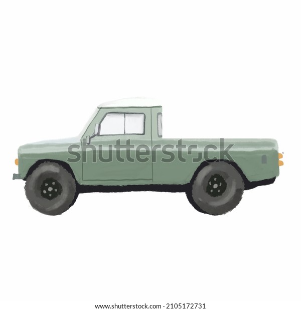 Illustration of a\
hand draw car with an empty\
trunk