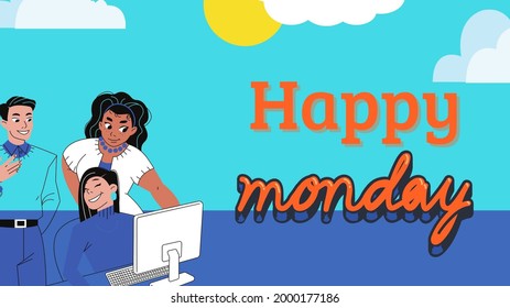 Happy Going Back To Work Stock Illustrations Images Vectors Shutterstock