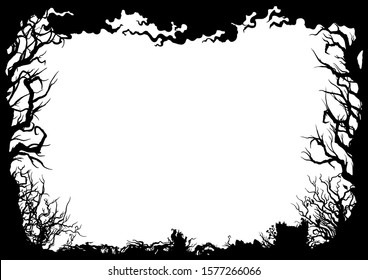 749 Spooky Branches Border Images, Stock Photos & Vectors | Shutterstock