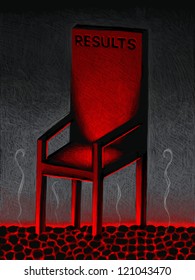 Illustration Of Hot Seat