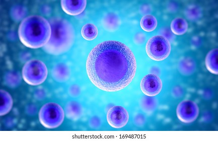 illustration of human cells